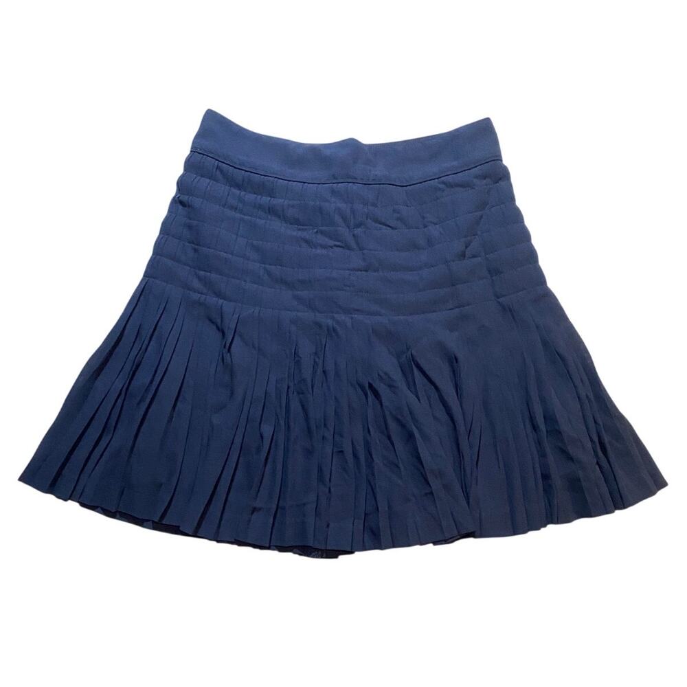 J. Crew - Navy Skater Skirt - Pleated & Double Lined